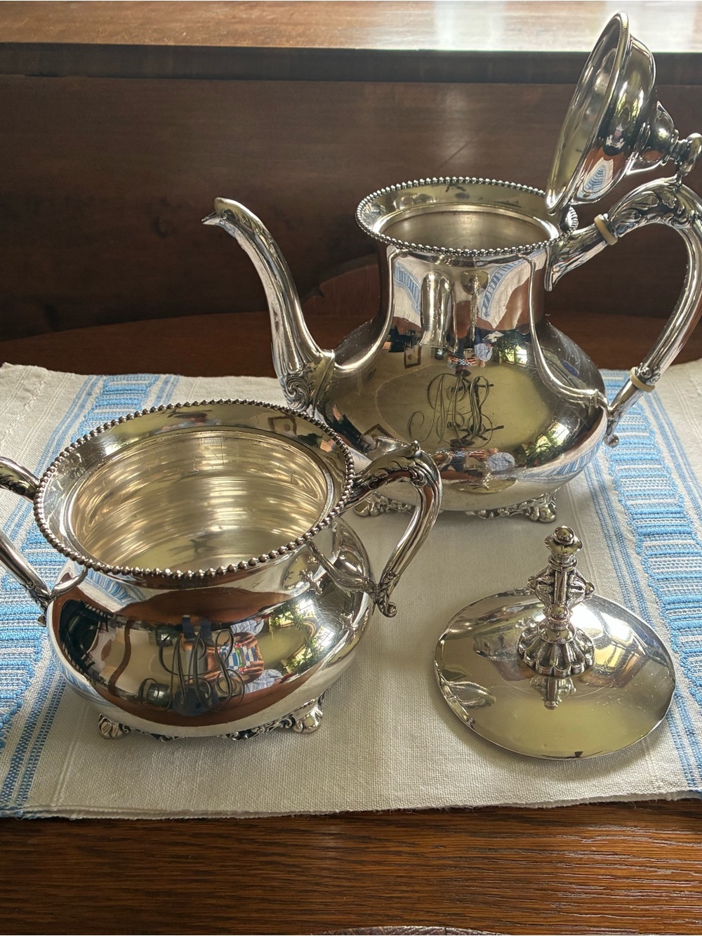Silver-Plated Reed and Barton Tea set